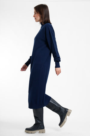 Anabel Knit Dress - blue