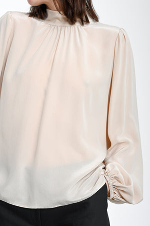 Cafilia Silk Blouse - nudo