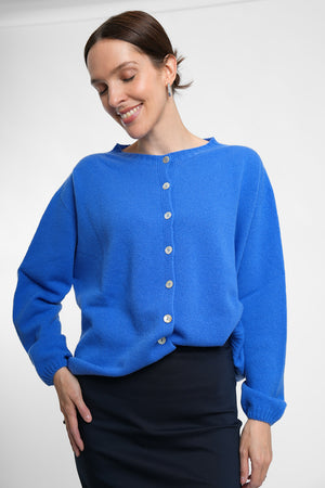 Estella Wool Cardigan - azur