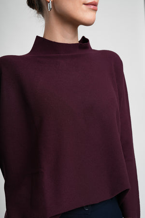 Maura Pull - burgundy