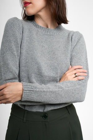 Meghan Wool Pull - light grey