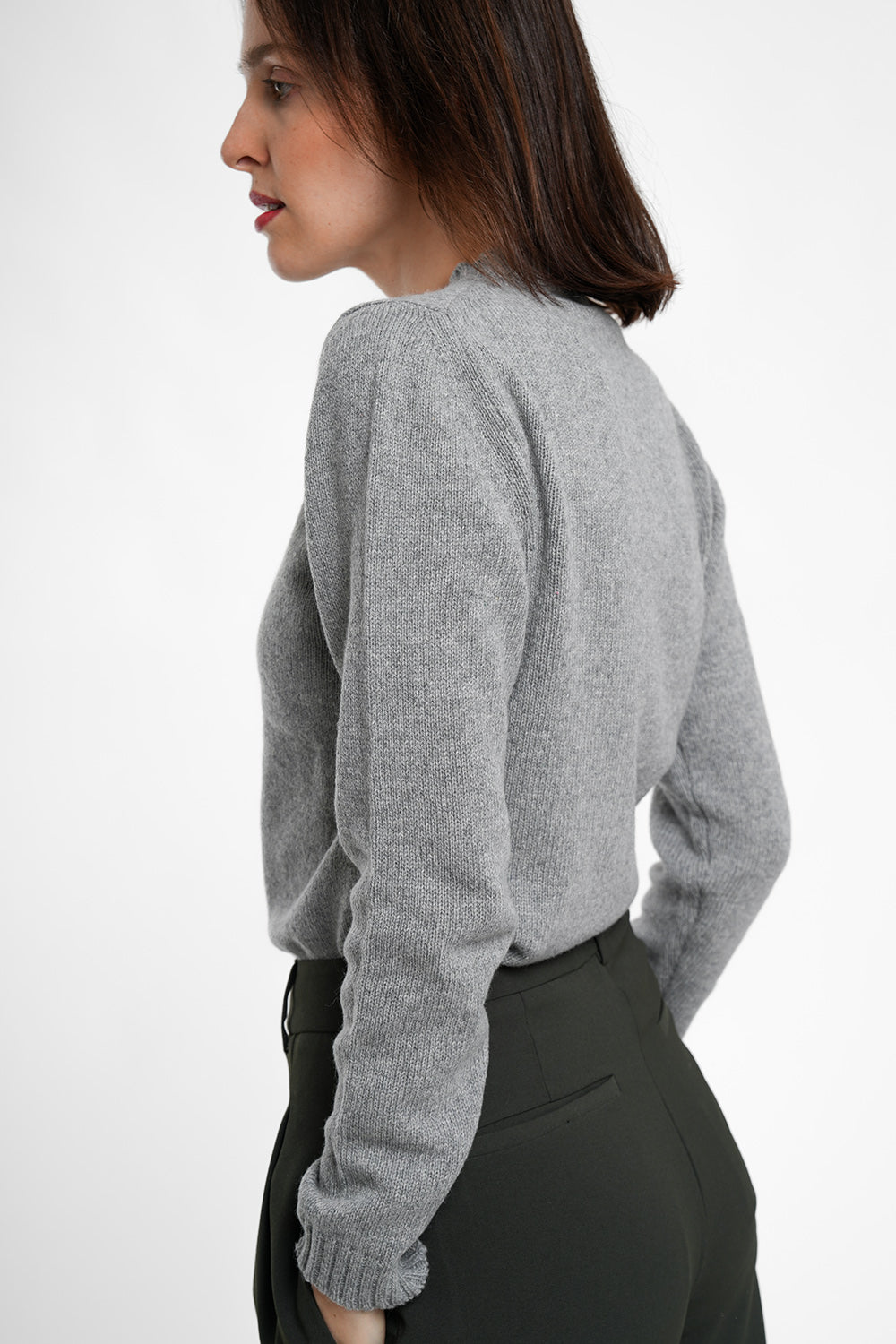 Meghan Wool Pull - light grey