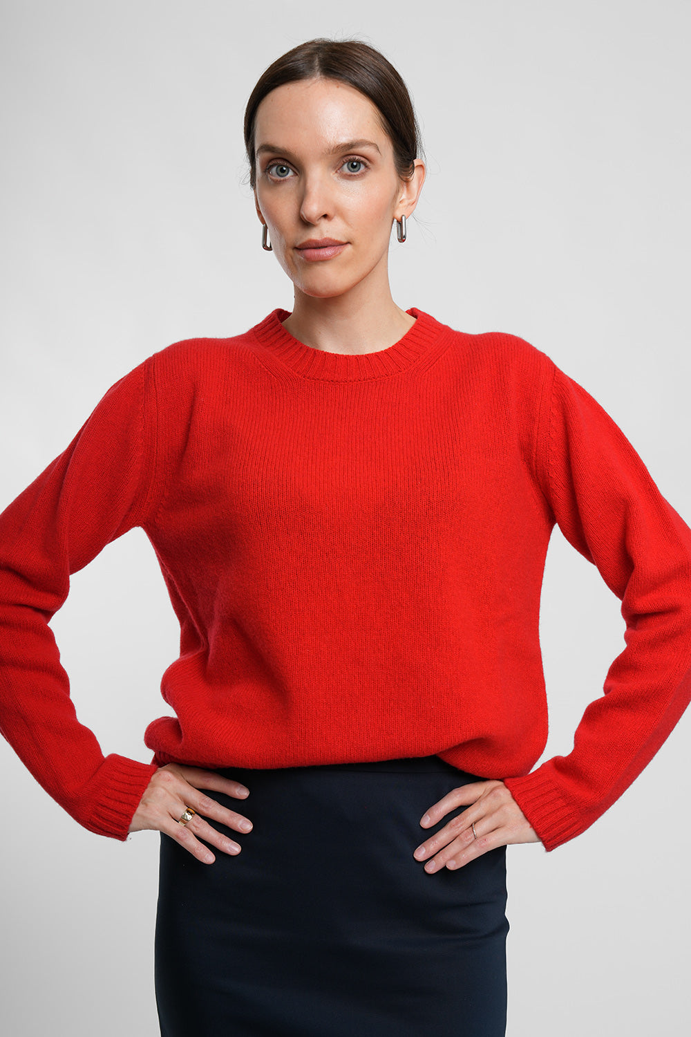 Meghan Wool Pull - red