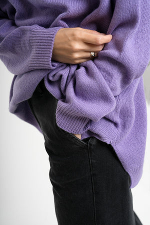 Mira Wool Pull - lilac