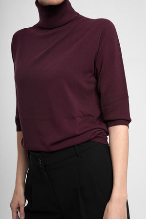 Monica Pull - burgundy