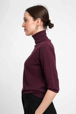 Monica Pull - burgundy