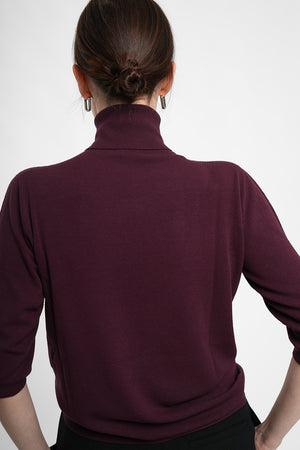 Monica Pull - burgundy