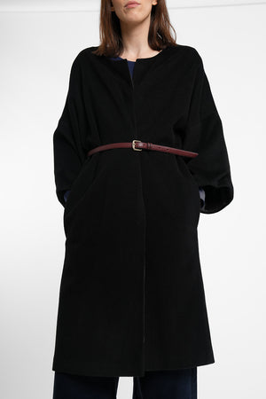 Omara Wool Coat - black